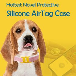 Capa de Silicone para Airtag é uma Ótima Ferramenta para Localizar Seus Animais de Estimação Quando Você Não Está com Eles